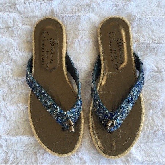 Gaimo Beaded Platform Sandal - Picture 1 of 3